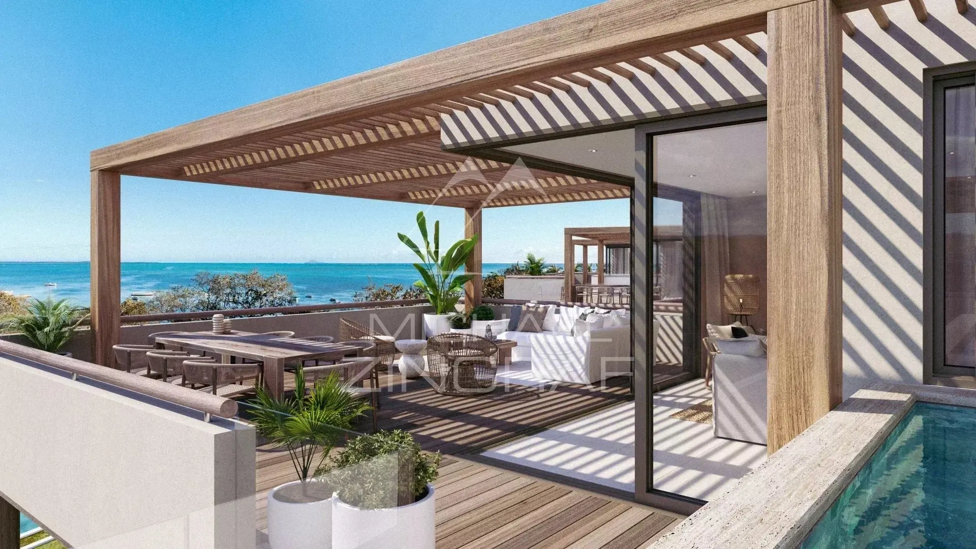 1 - verkauf wohnung direkt am wasser roches noires rivière du rempart mauritius