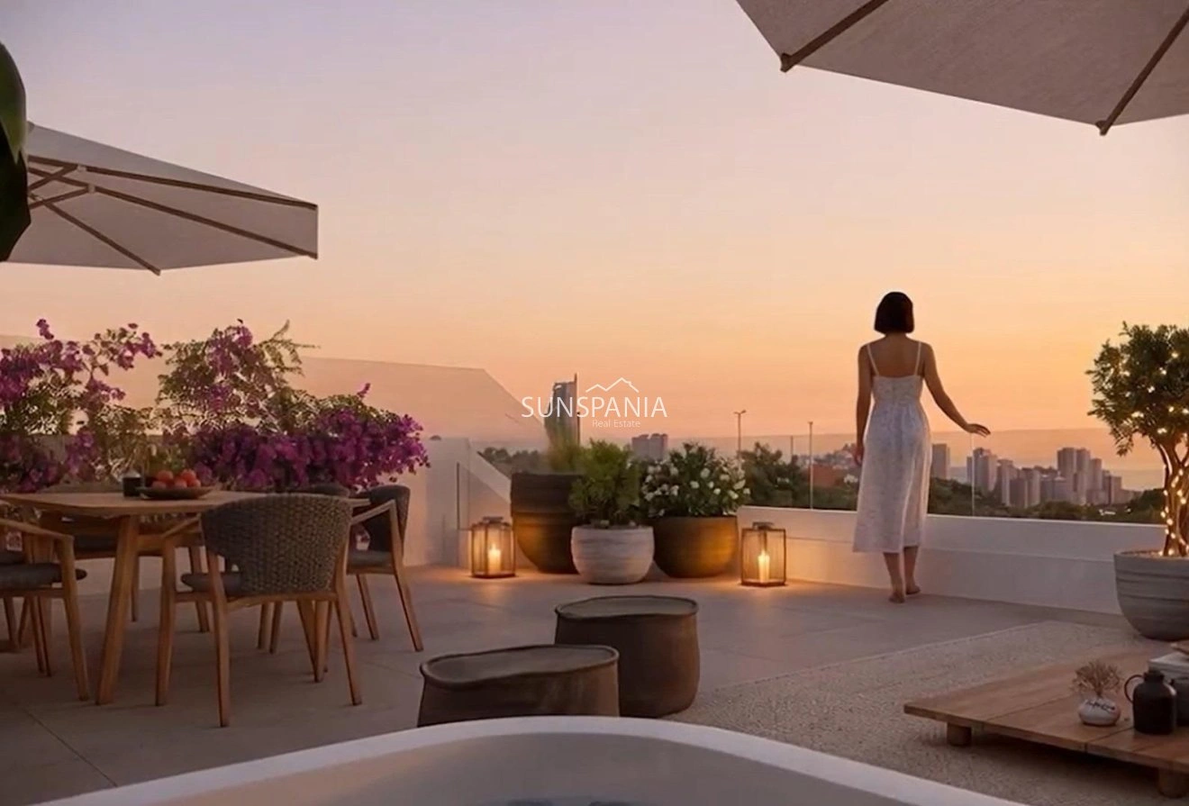 1 - verkoop appartement uitzicht op zee finestrat - costa blanca valencian community spanje