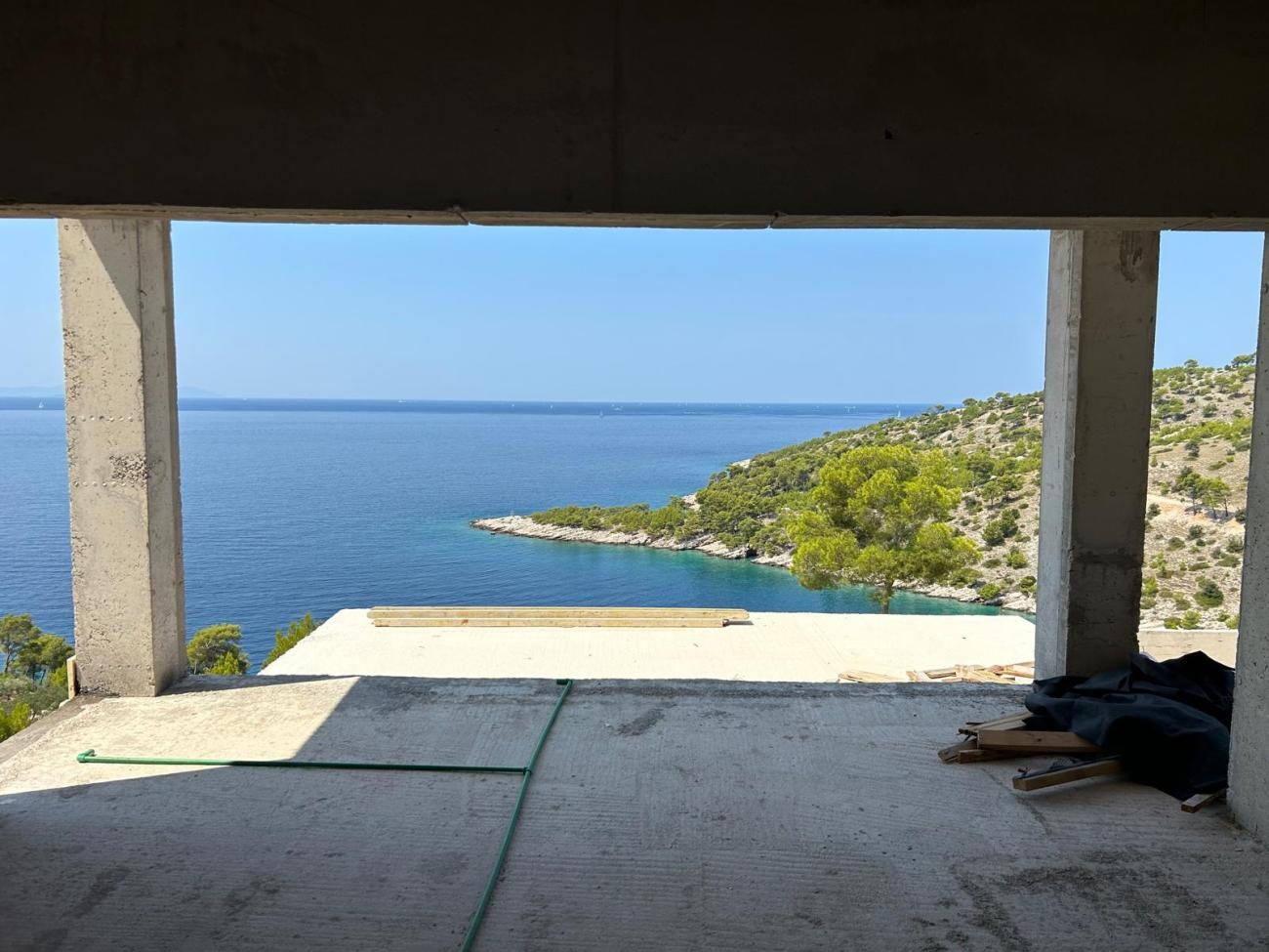 1 - verkauf haus meerblick brač split-dalmatien kroatien