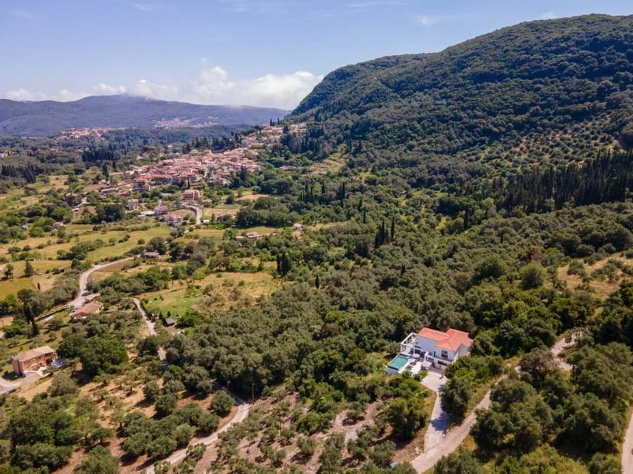 1 - vente villa vue mer doukádes îles ioniennes grèce
