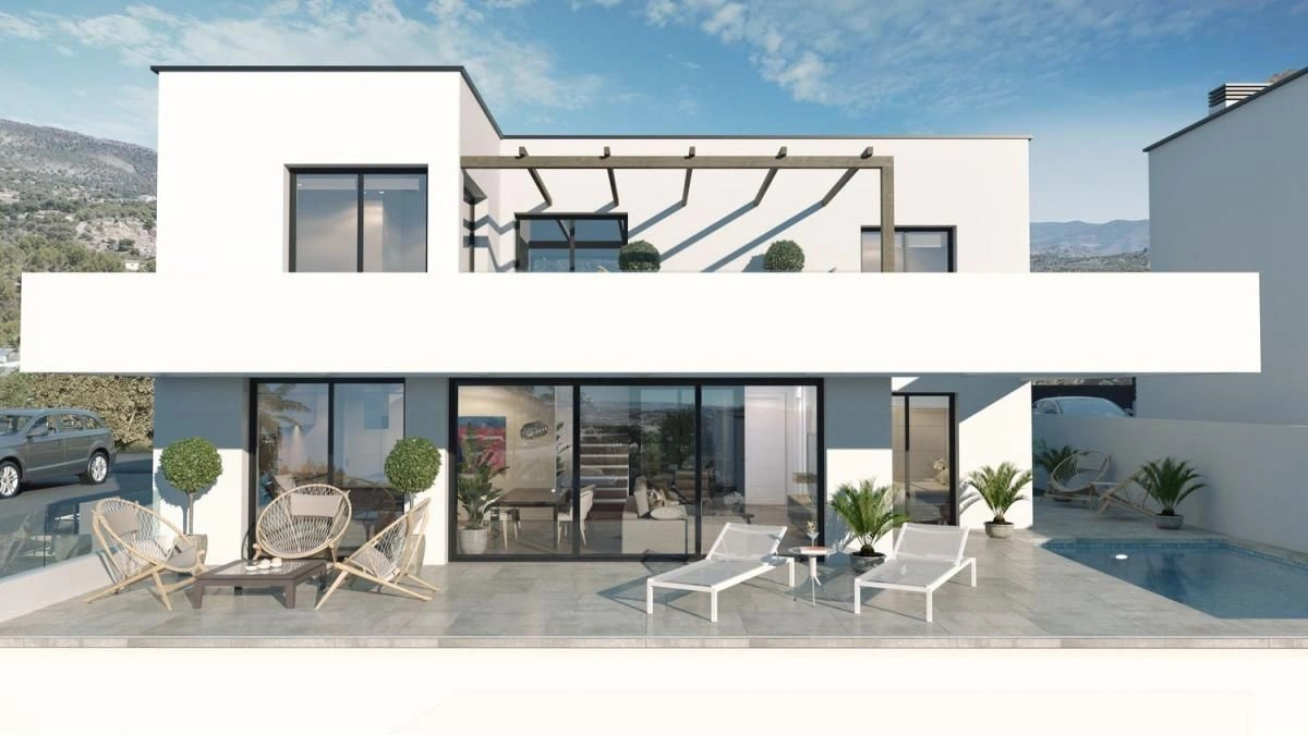 1 - vente villa vue mer finestrat - costa blanca communauté valencienne espagne