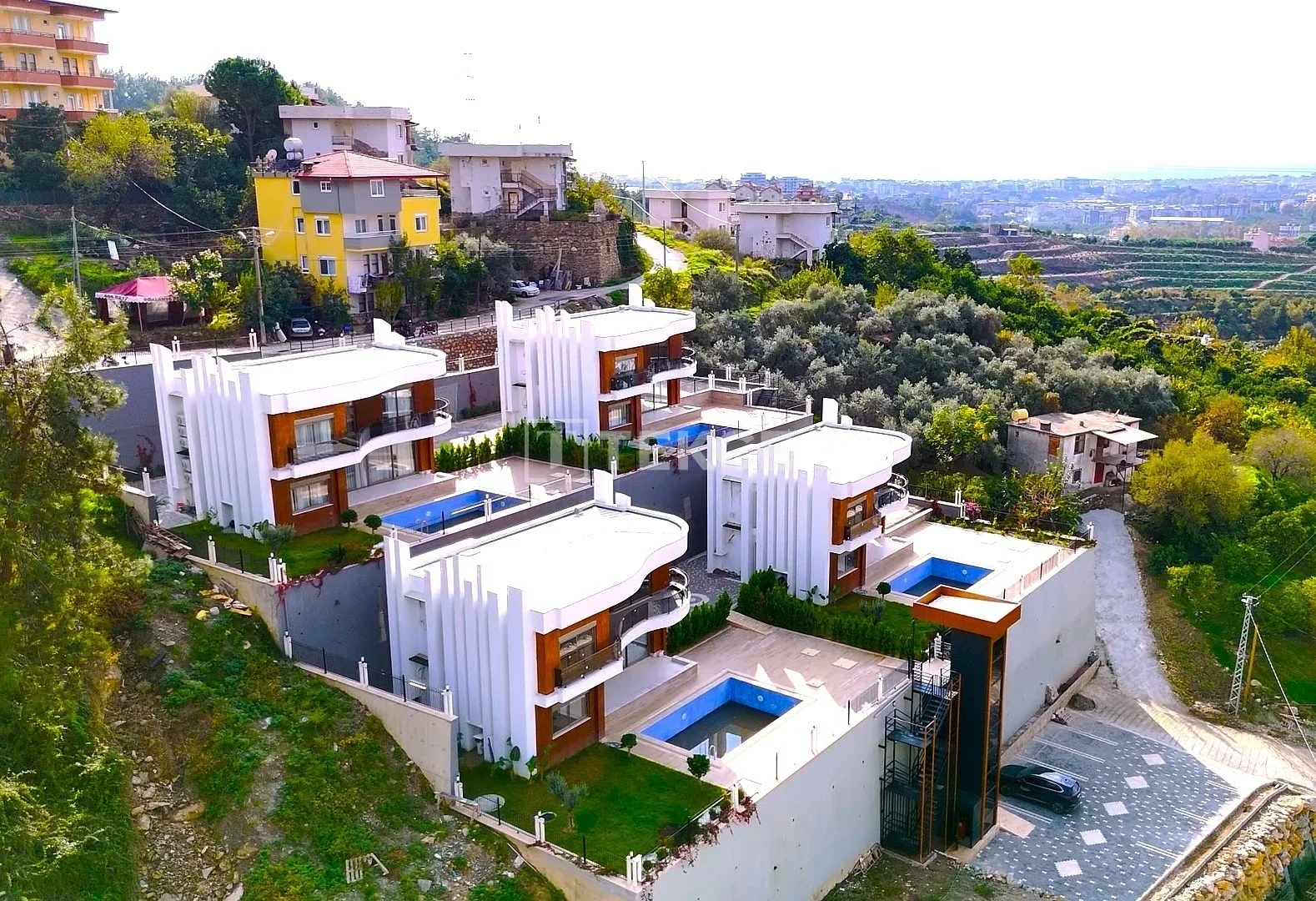 1 - verkoop huis uitzicht op zee alanya antalya turkije