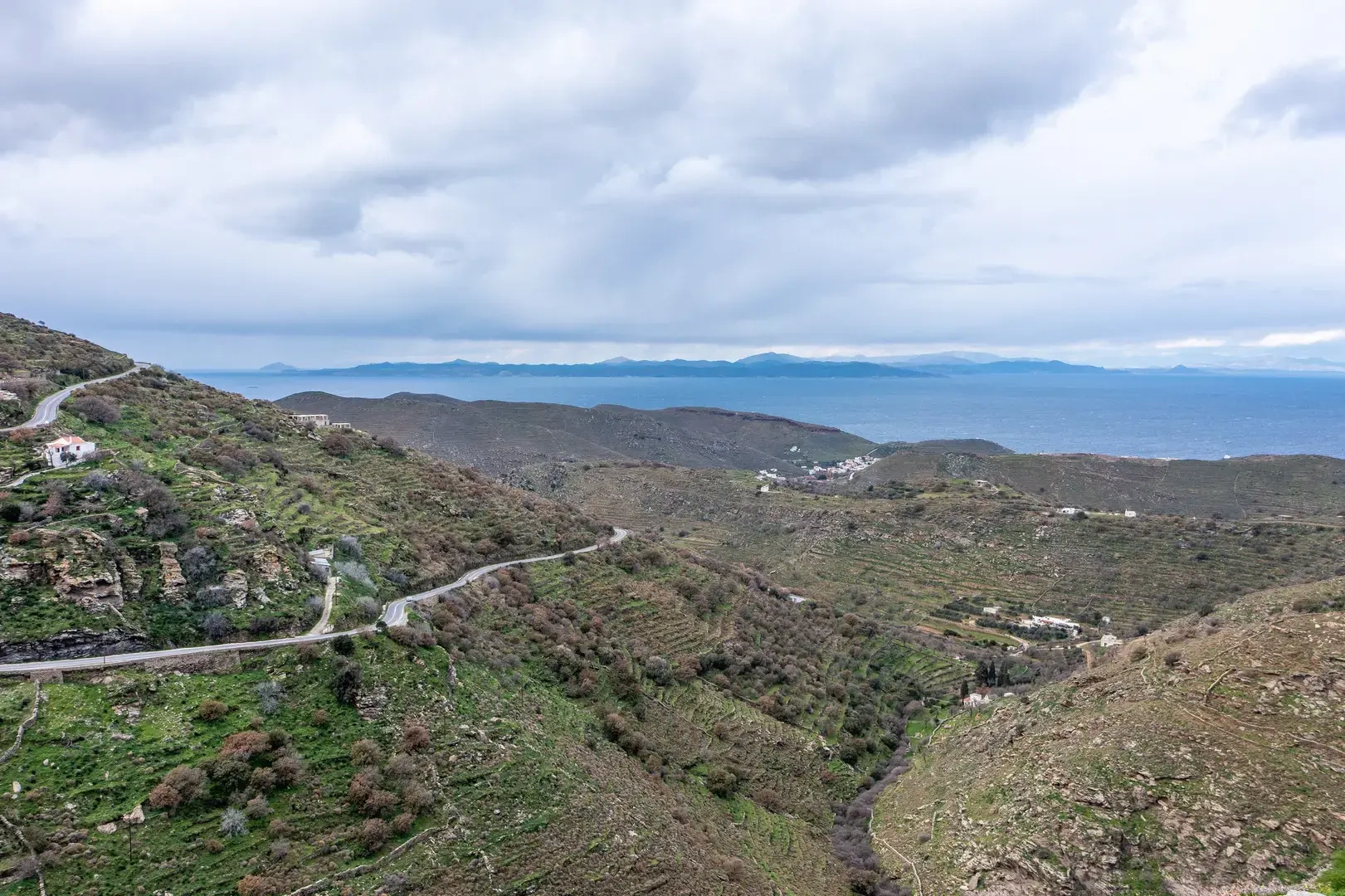 2 - sea view plot of land for sale in kea - cyclades south aegean greece