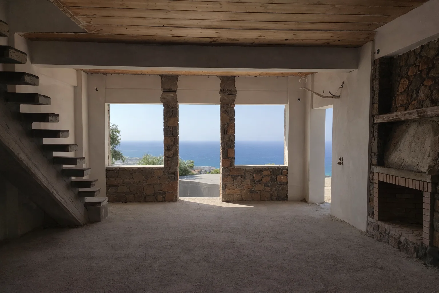 2 - verkoop huis uitzicht op zee makry-gialos crete griekenland