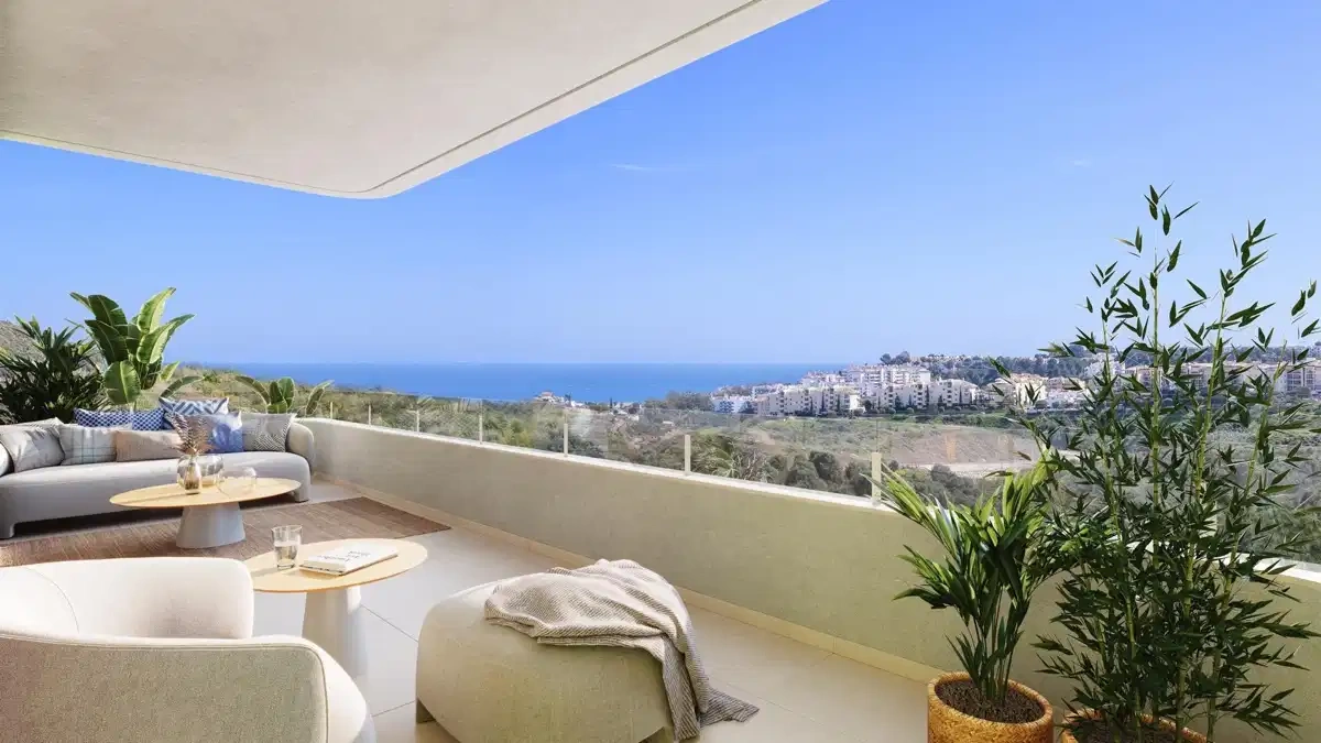 1 - vente appartement vue mer mijas andalousie espagne