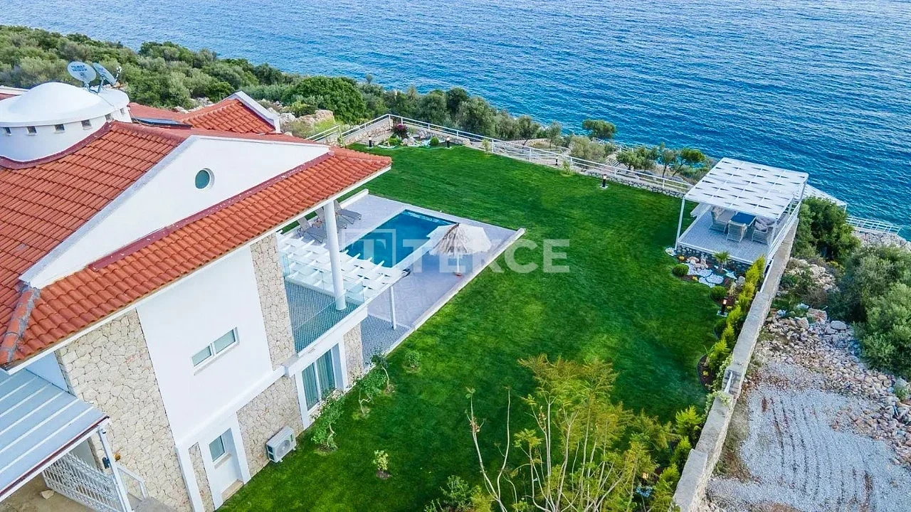 1 - vente maison vue mer kas antalya turquie