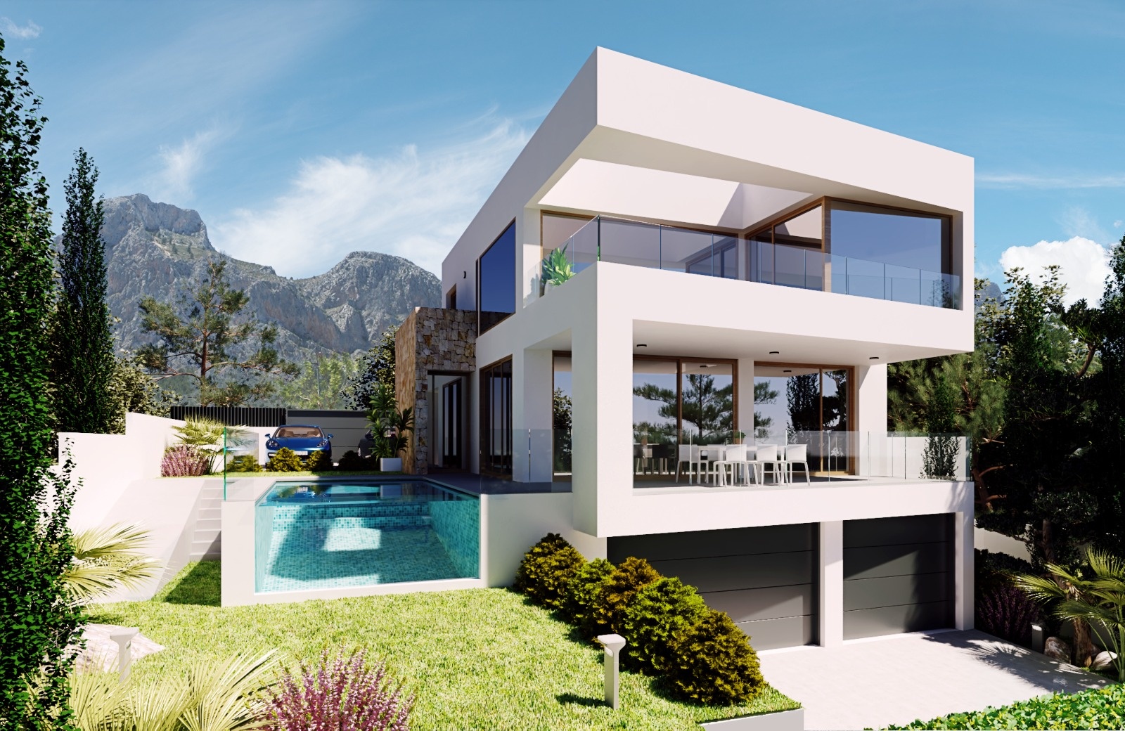 1 - verkauf haus meerblick polop - costa blanca valencia spanien