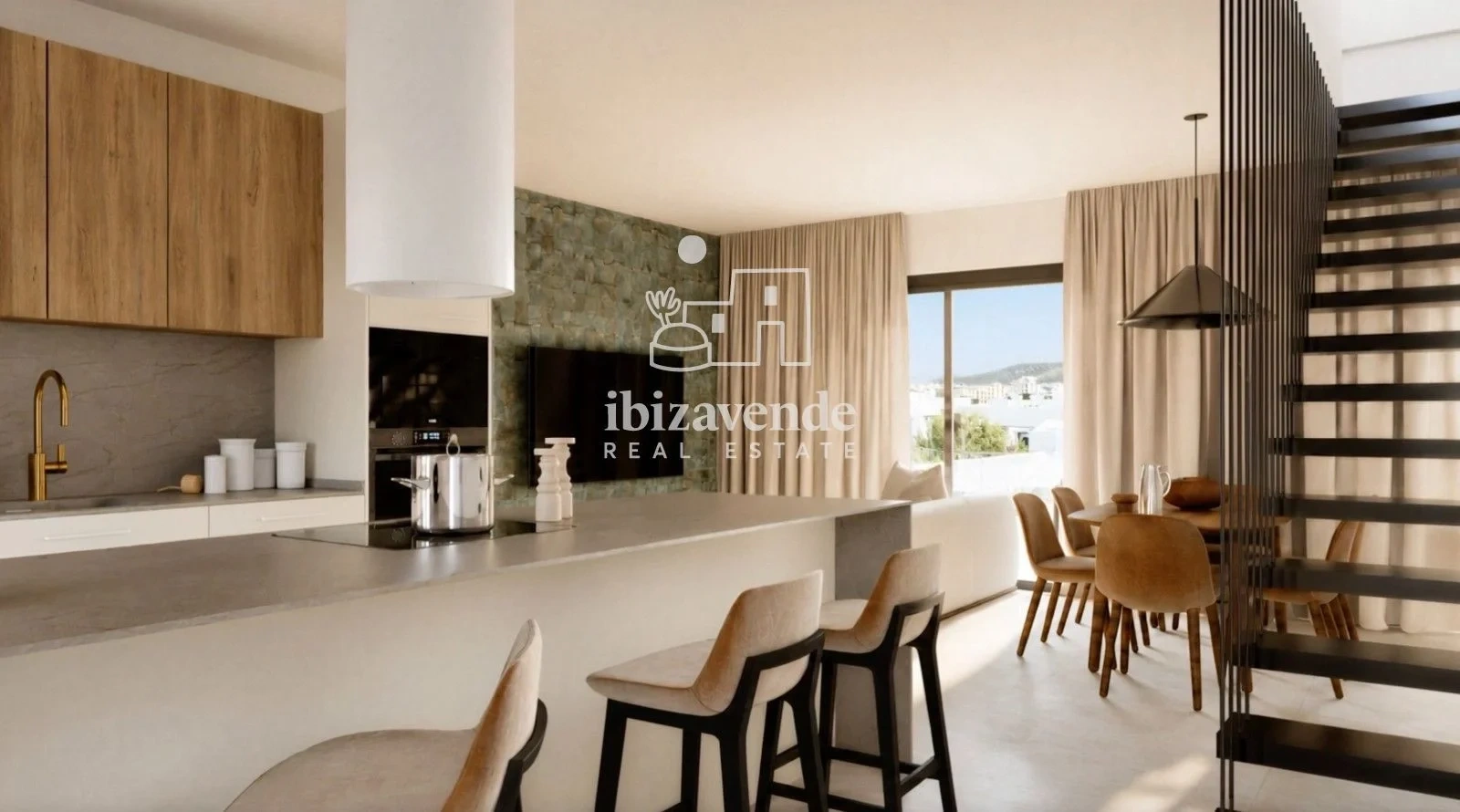 1 - verkauf wohnung meerblick sant antoni de portmany ibiza - balearen spanien