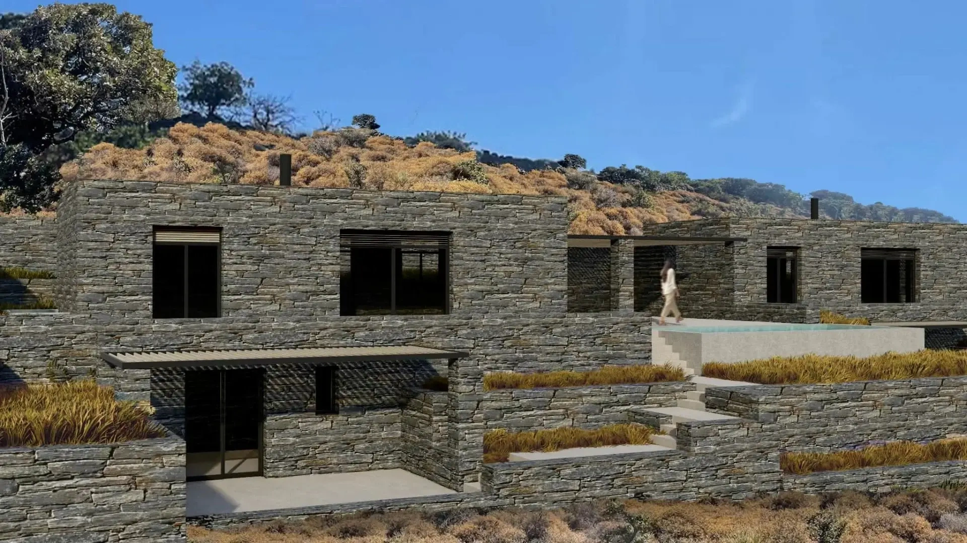 2 - vente maison vue mer kéa - cyclades egée méridionale grèce
