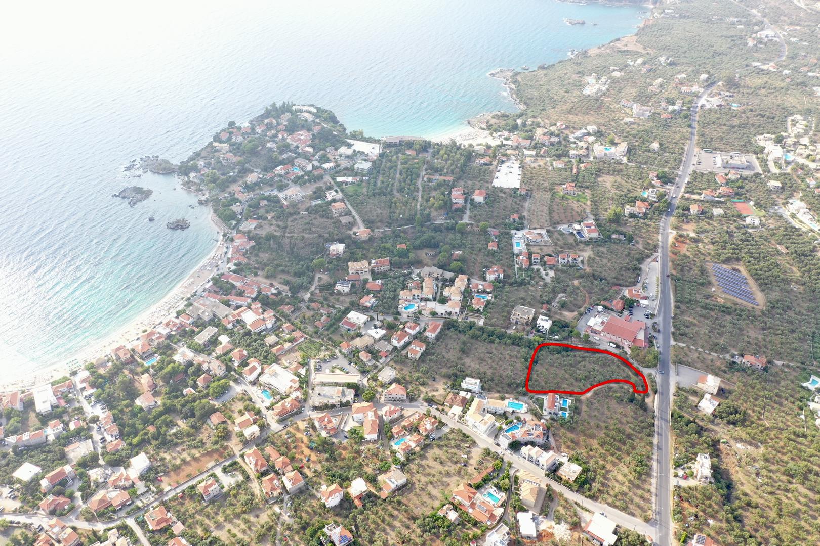 2 - vente terrain vue mer stoúpa péloponnèse grèce