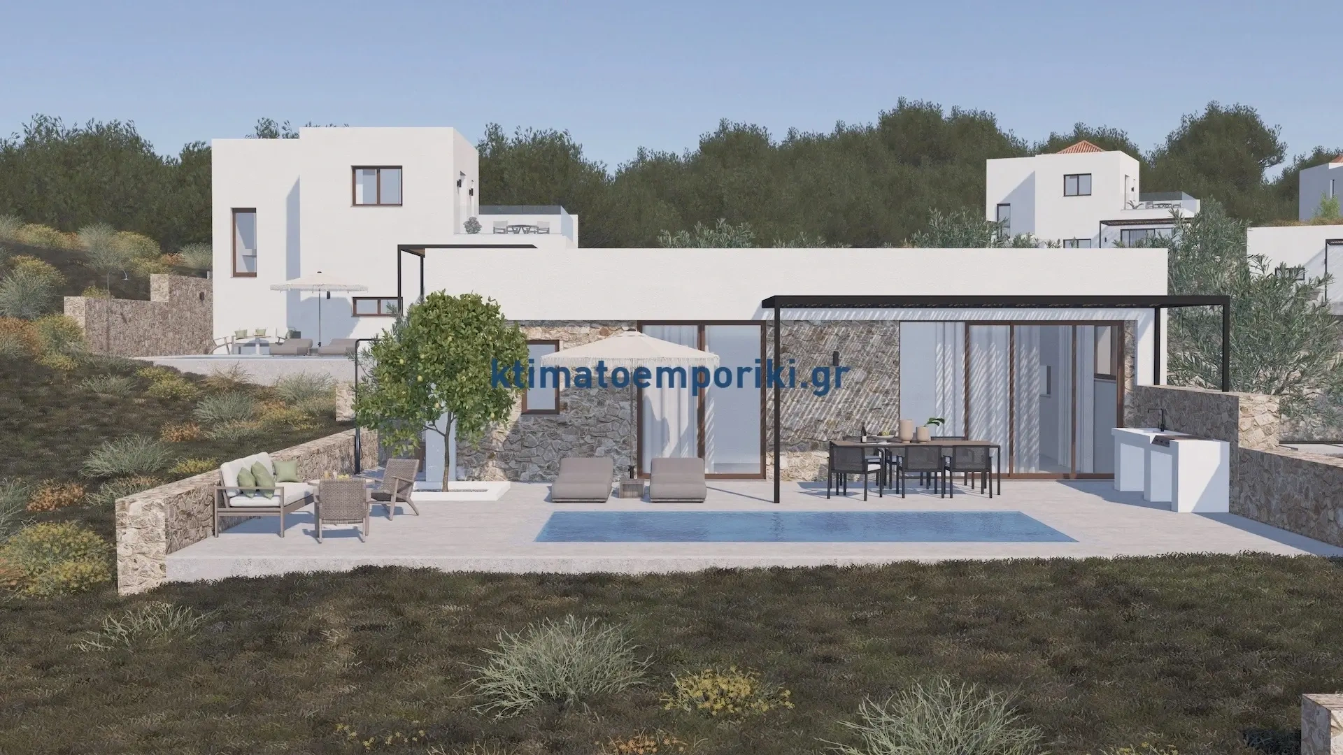 1 - venda casa vista de mar rhodes egeu meridional grécia