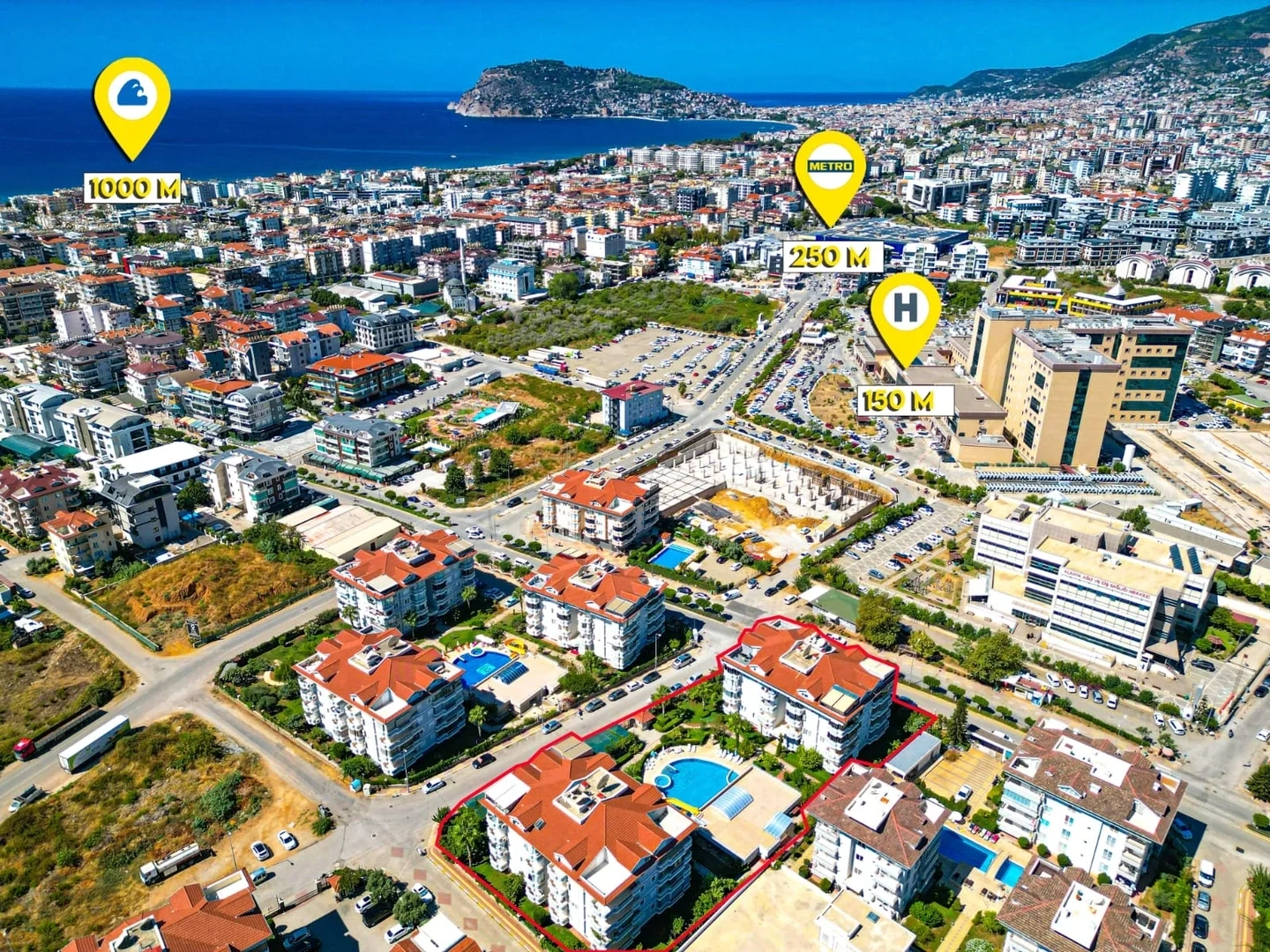 1 - vendita appartamento vista mare alanya antalya turchia