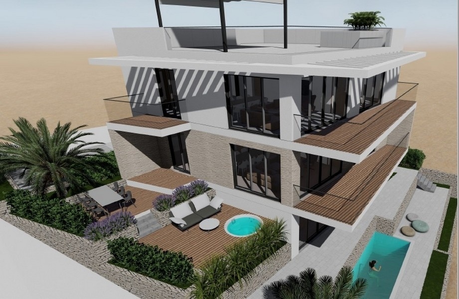 1 - verkoop appartement uitzicht op zee okrug gornji split-dalmatia kroatië