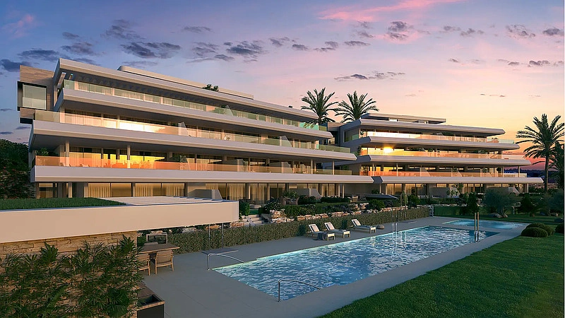 2 - venda apartamento vista de mar estepona - costa del sol andaluzia espanha