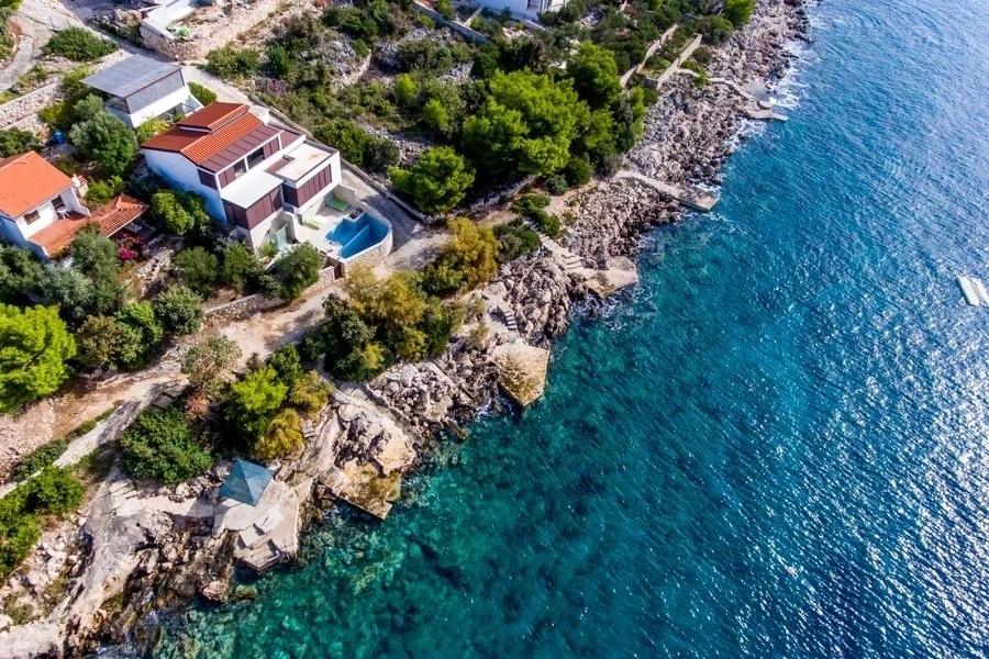 1 - verkauf haus meerblick rogoznica šibenik-knin kroatien