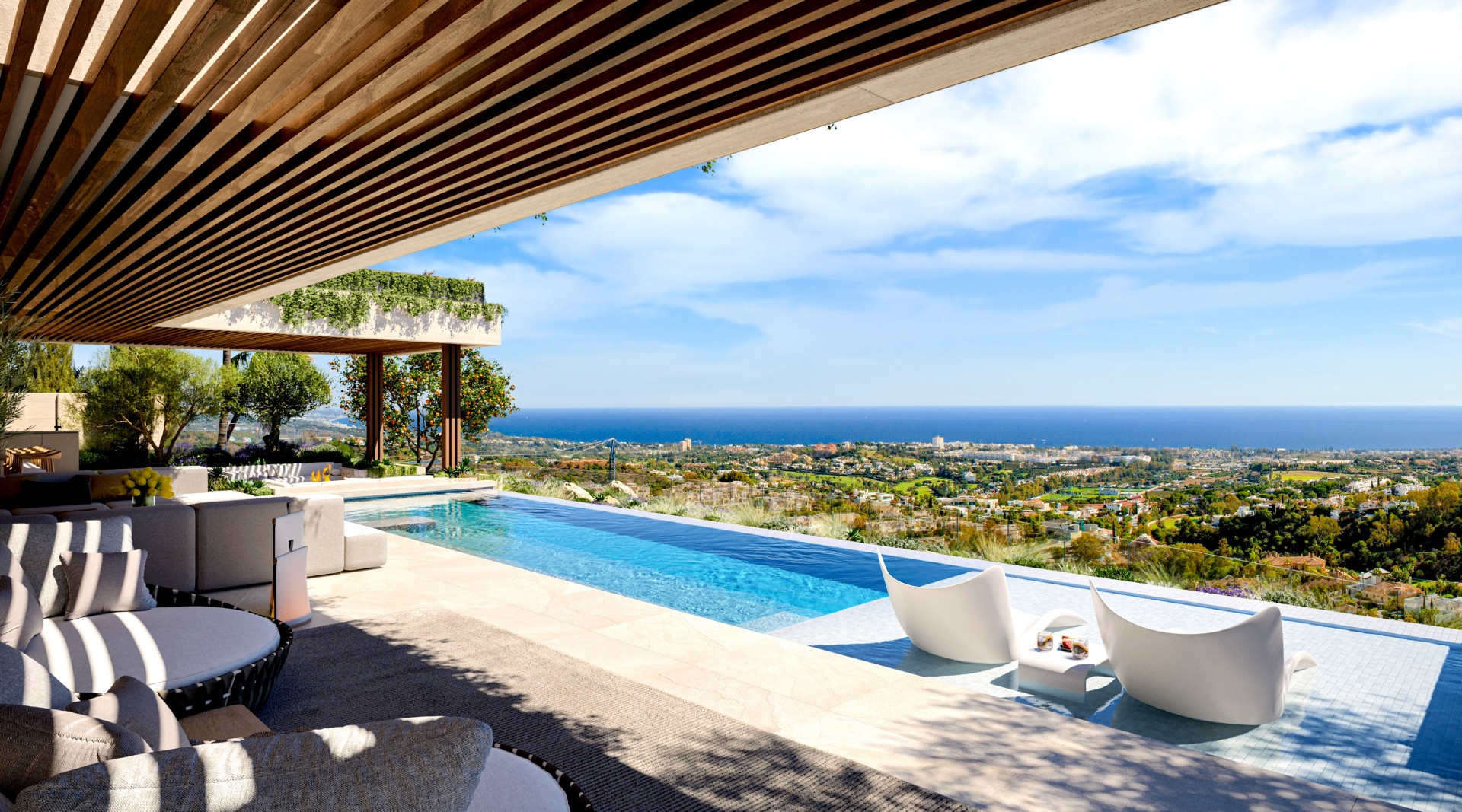 2 - verkoop huis uitzicht op zee benahavis - costa del sol andalusië spanje