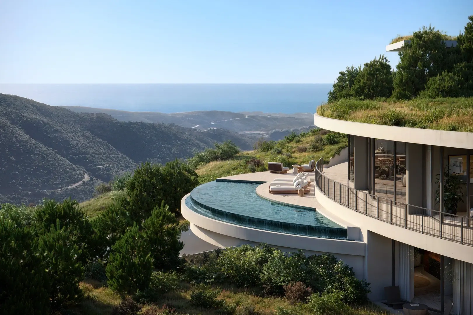 1 - verkauf haus meerblick benahavis - costa del sol andalusien spanien