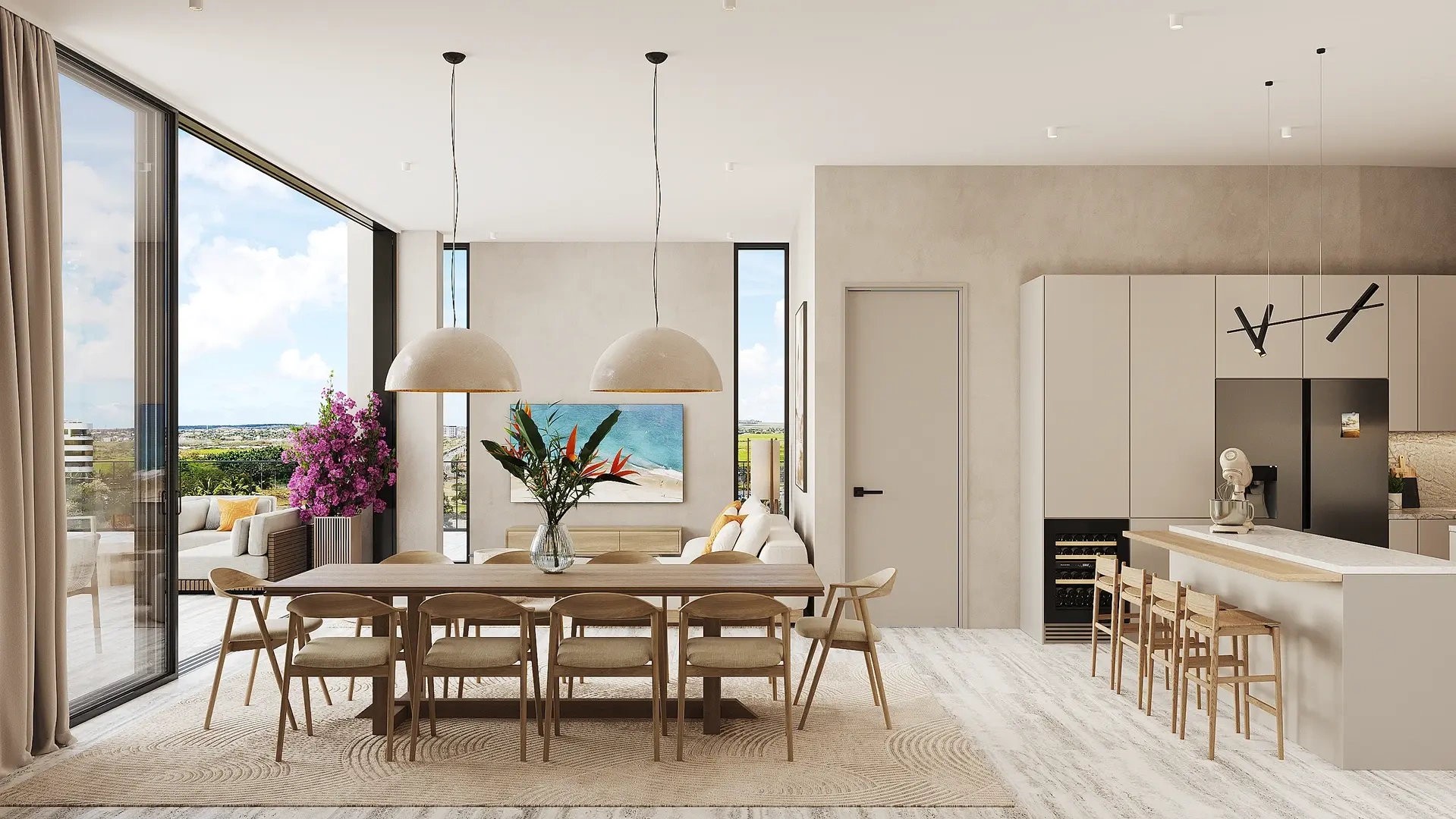 2 - vente appartement vue mer grand baie rivière du rempart île maurice