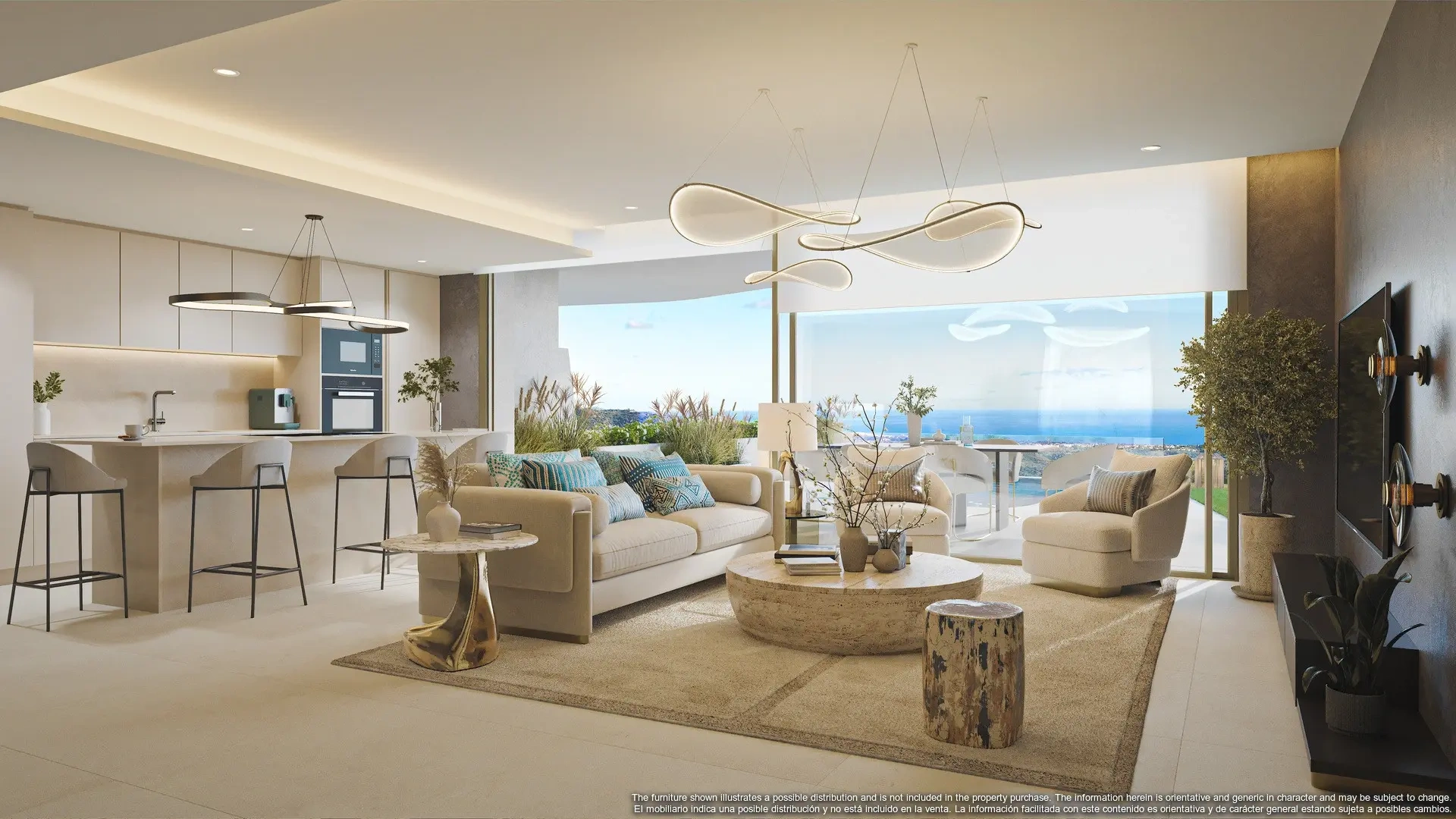 2 - продажа квартира вид моря benahavis - costa del sol андалусия испания
