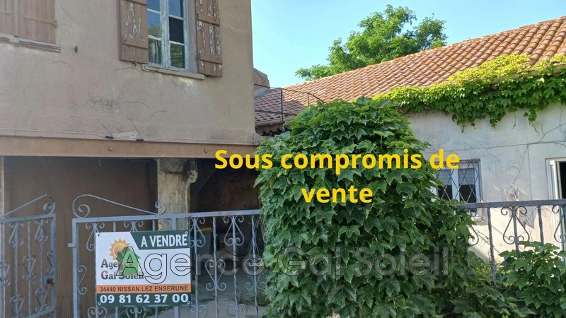 1 - verkoop huis nissan-lez-enserune hérault frankrijk