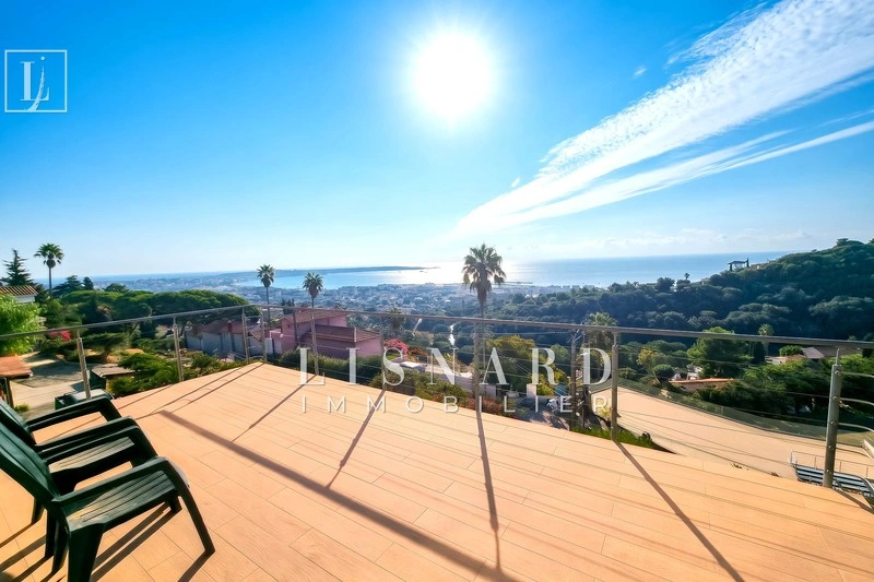 1 - vente villa vue mer golfe juan alpes-maritimes france