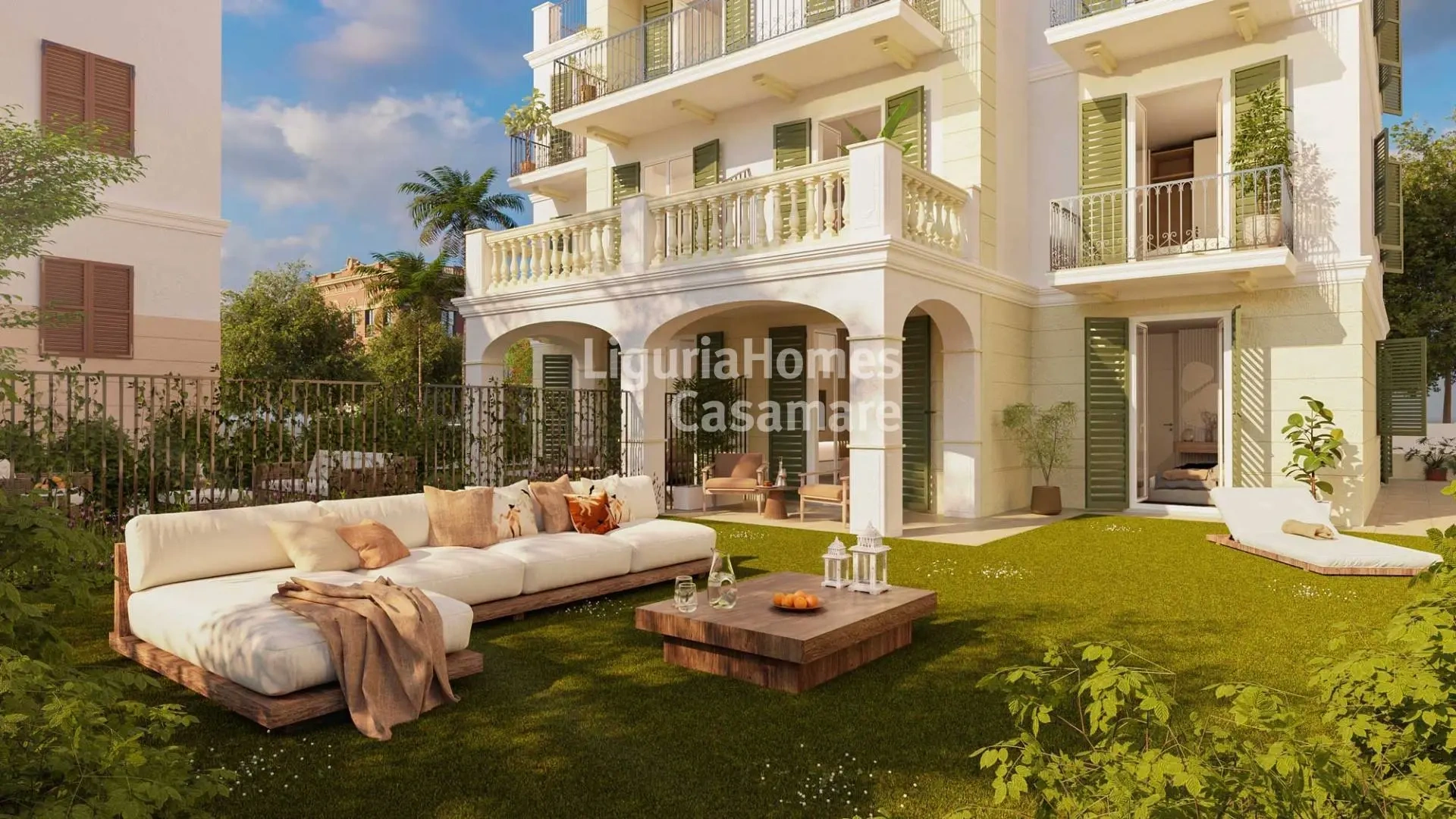 Casa con giardino nel centro storico di Napoli, image size:1920x1080