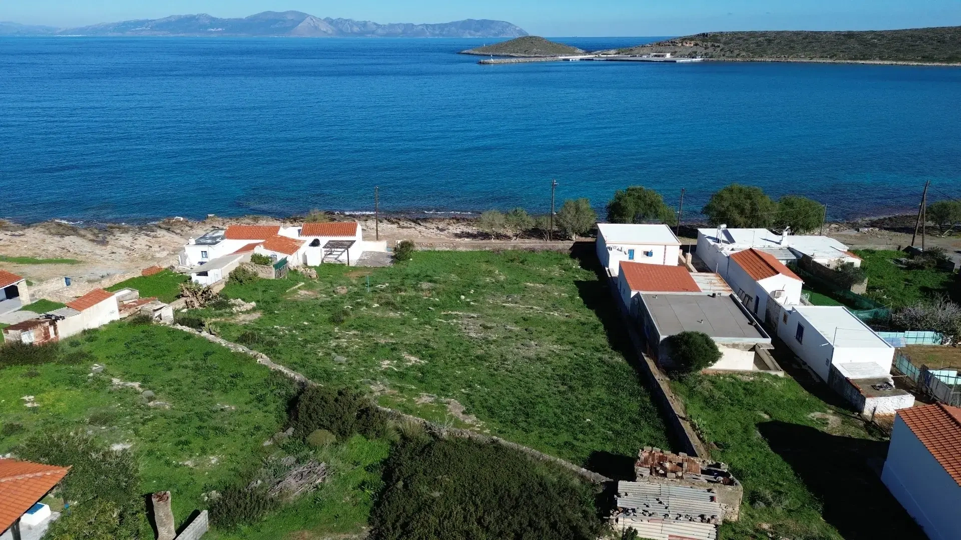 2 - waterfront plot of land for sale in kythira attica greece