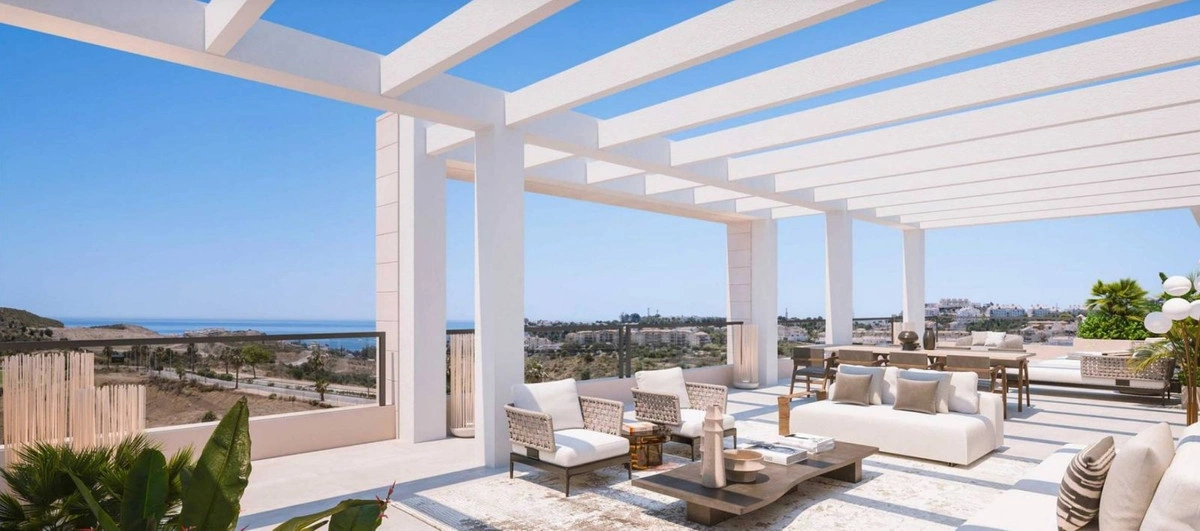 1 - продажа квартира вид моря mijas андалусия испания