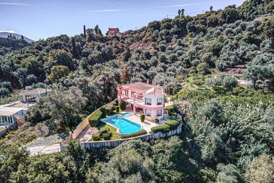 2 - vente villa vue mer virós îles ioniennes grèce