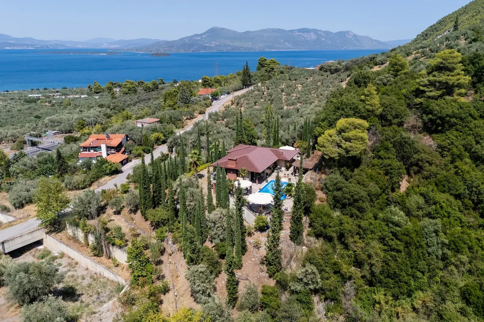 1 - vente maison vue mer kaména voúrla grèce centrale grèce