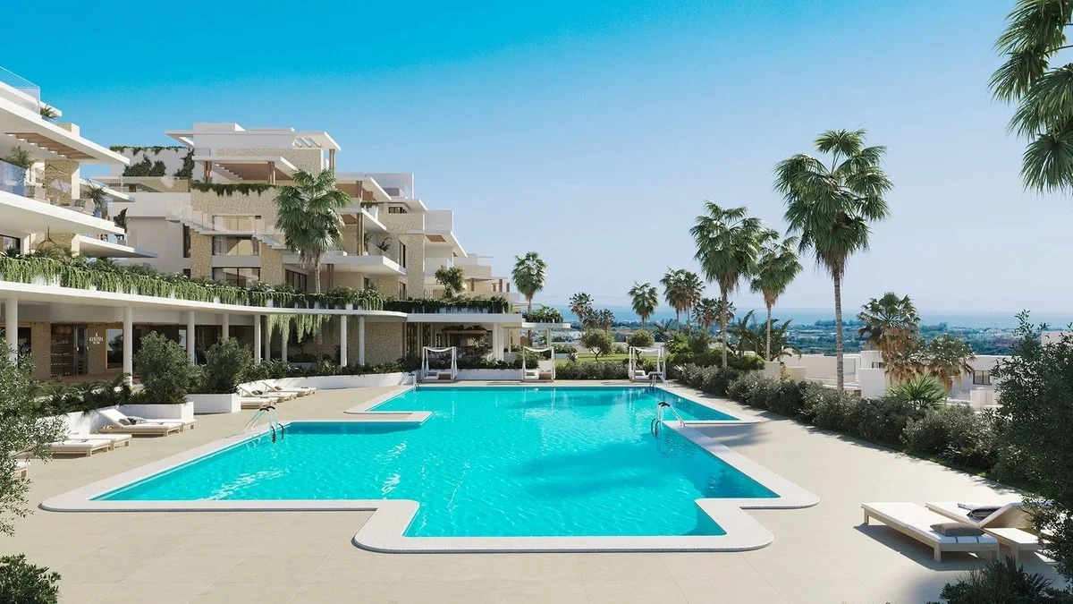 2 - продажа квартира вид моря estepona - costa del sol андалусия испания