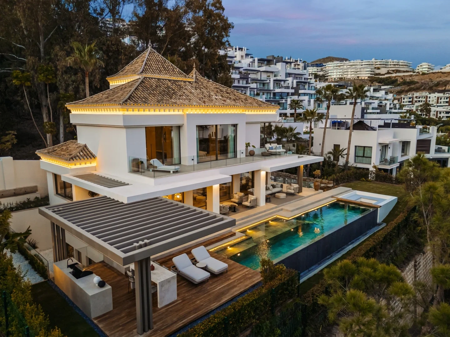 1 - verkauf haus meerblick benahavis - costa del sol andalusien spanien