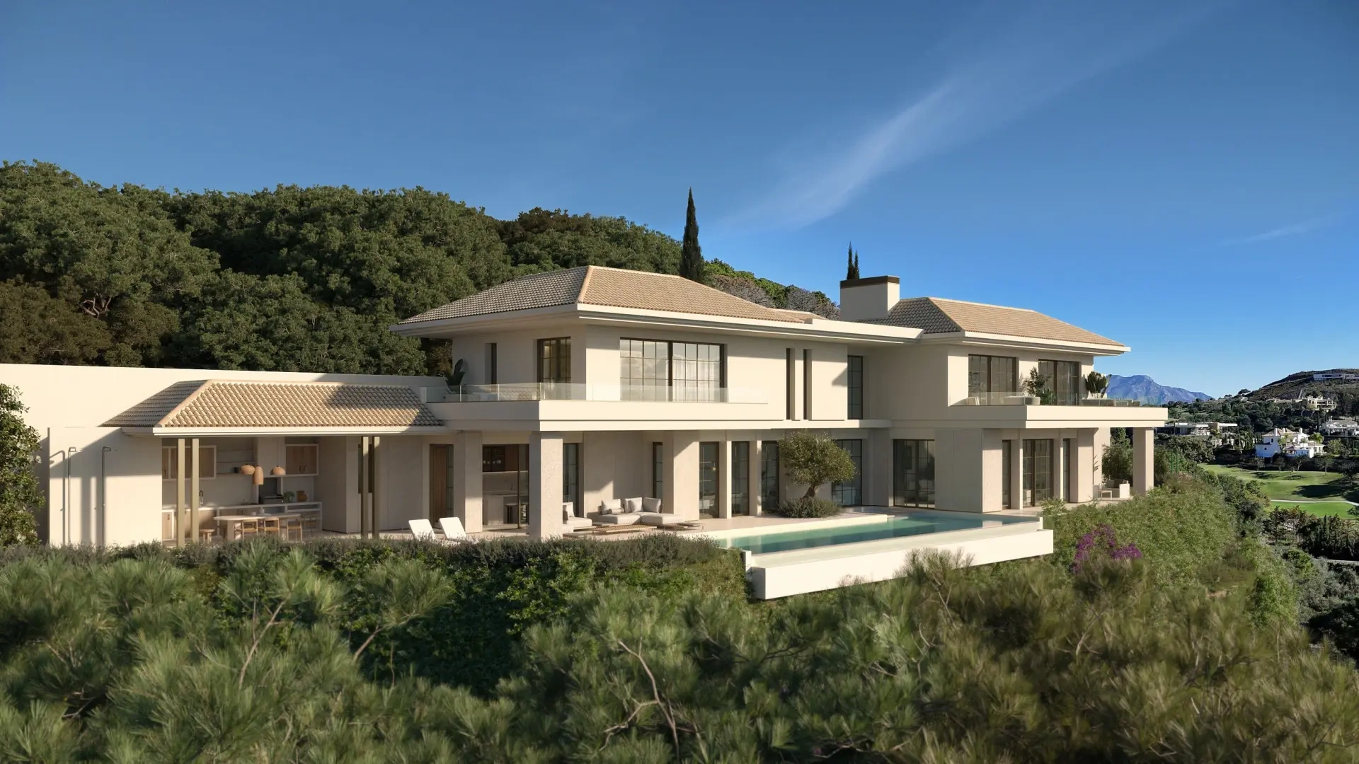 1 - vente maison vue mer benahavis - costa del sol andalousie espagne