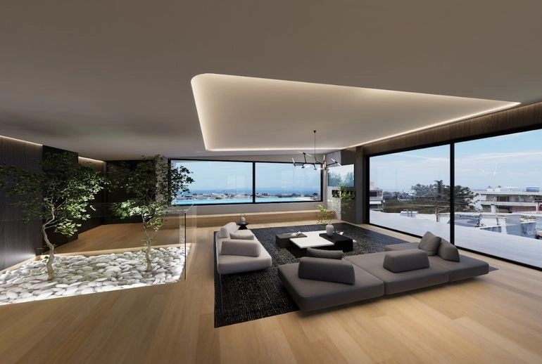 Huis uitzicht op zee met zwembad