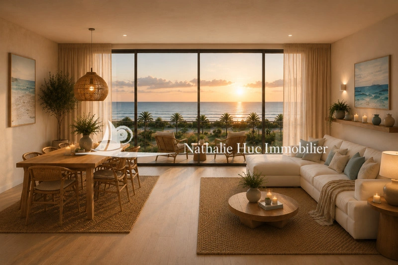1 - vente appartement vue mer canet-en-roussillon pyrénées-orientales france