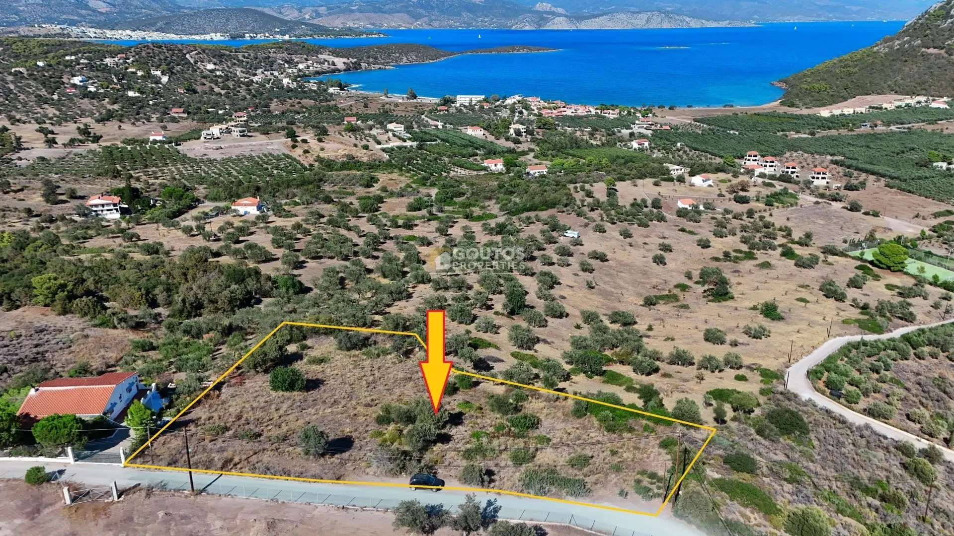 2 - vente terrain vue mer ermióni péloponnèse grèce