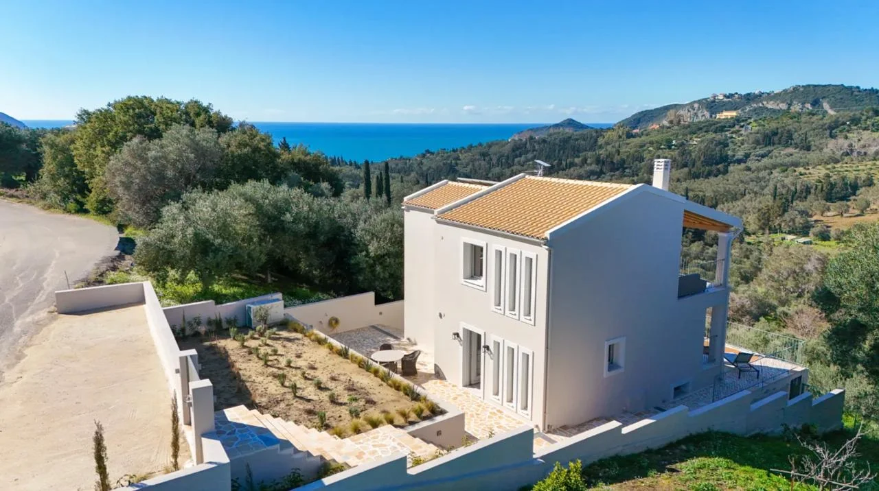 2 - vente maison vue mer corfu îles ioniennes grèce