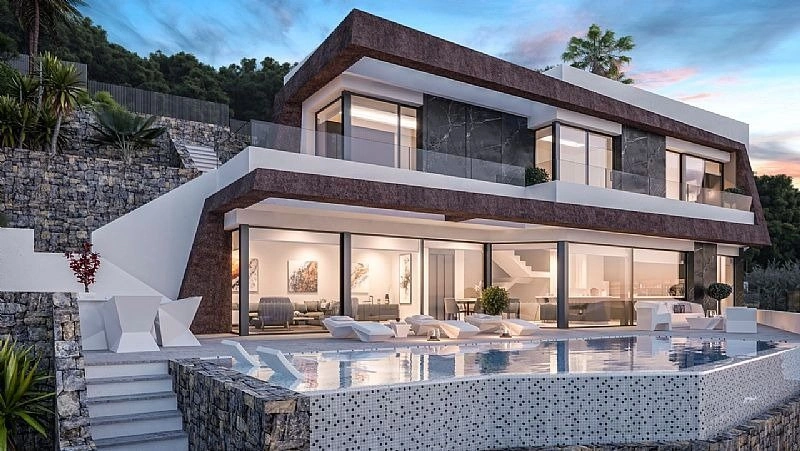2 - verkoop huis uitzicht op zee calpe - costa blanca valencian community spanje