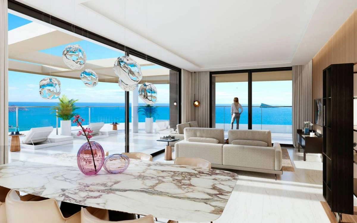 1 - verkoop appartement uitzicht op zee benidorm - costa blanca valencian community spanje
