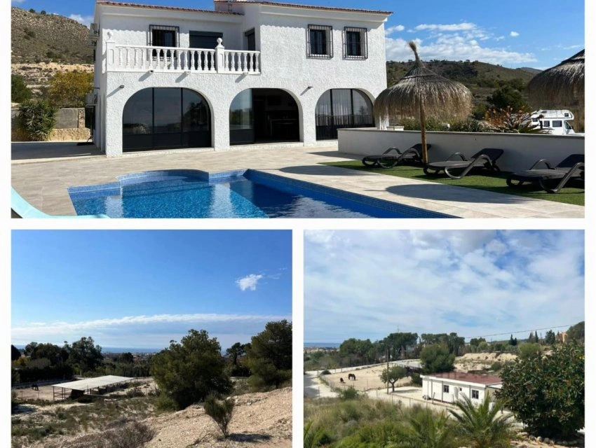 1 - vente villa vue mer la vila joiosa/villajoyosa communauté valencienne espagne
