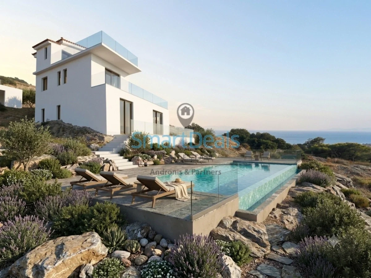 1 - vente maison vue mer lagonísi attique grèce