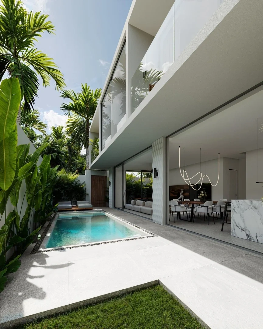 1 - vente villa pieds dans l'eau uluwatu bali indonésie