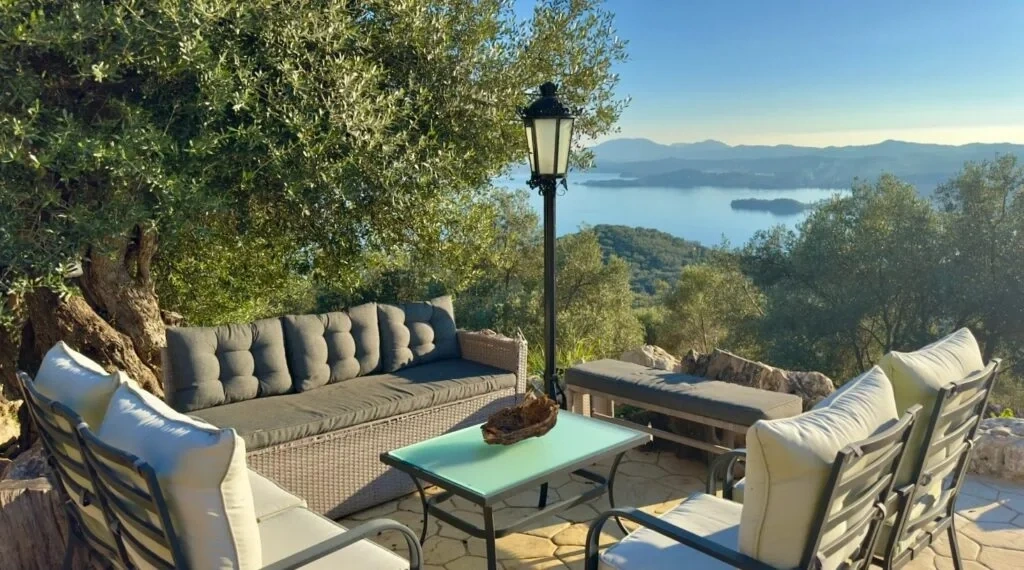 2 - vente villa vue mer corfu îles ioniennes grèce