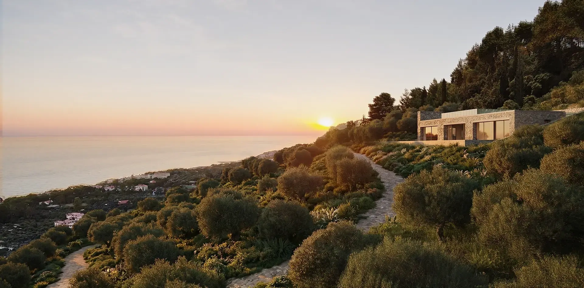 2 - vente propriété vue mer vasilikós îles ioniennes grèce