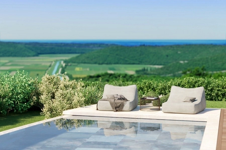 2 - vente villa vue mer buje istrie croatie