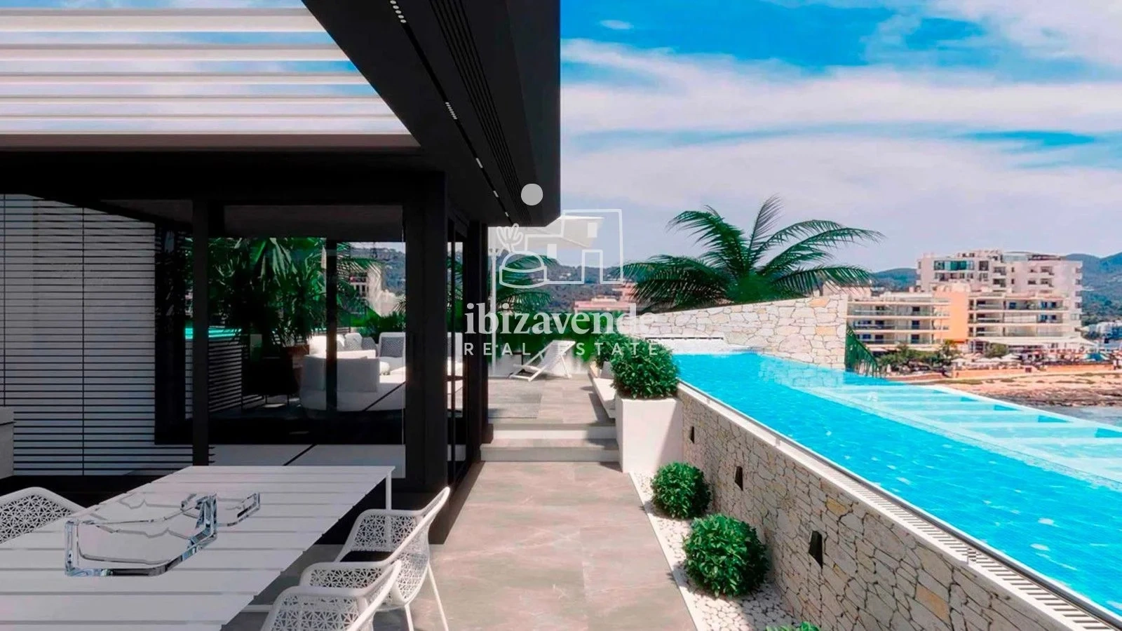 Appartement vue mer avec 1 chambre