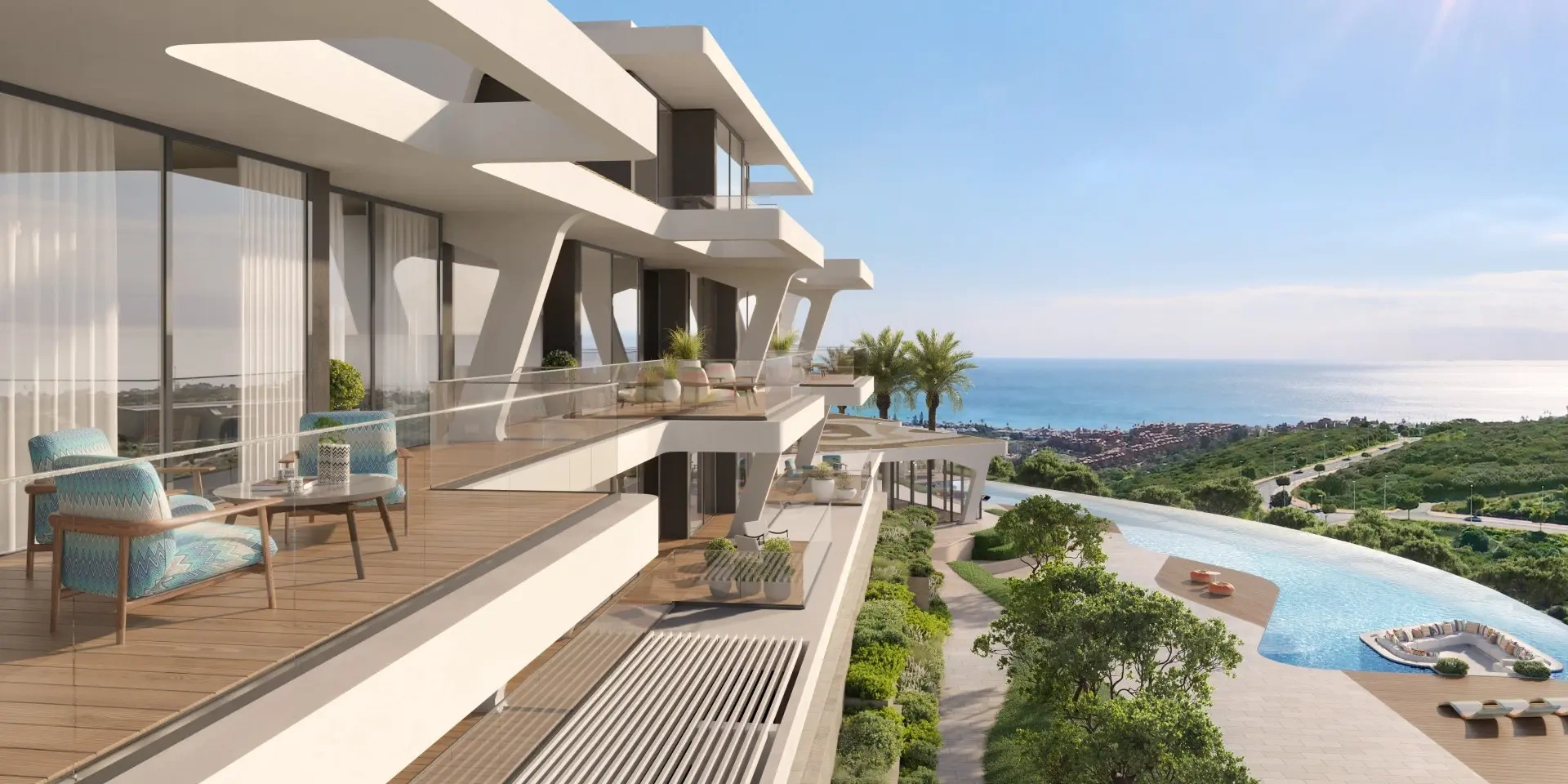 2 - venda apartamento vista de mar marbella - costa del sol andaluzia espanha