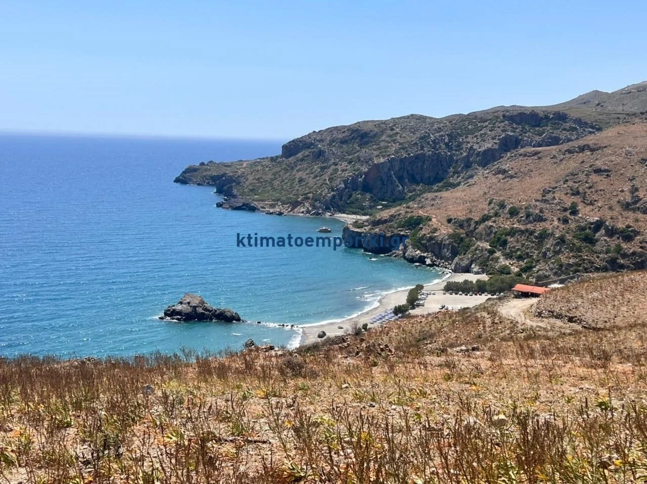 1 - продажа территория вид моря lampi крит греция