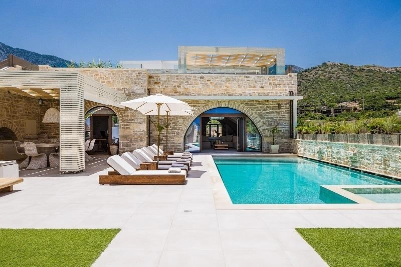 1 - vente maison vue mer bali crète grèce