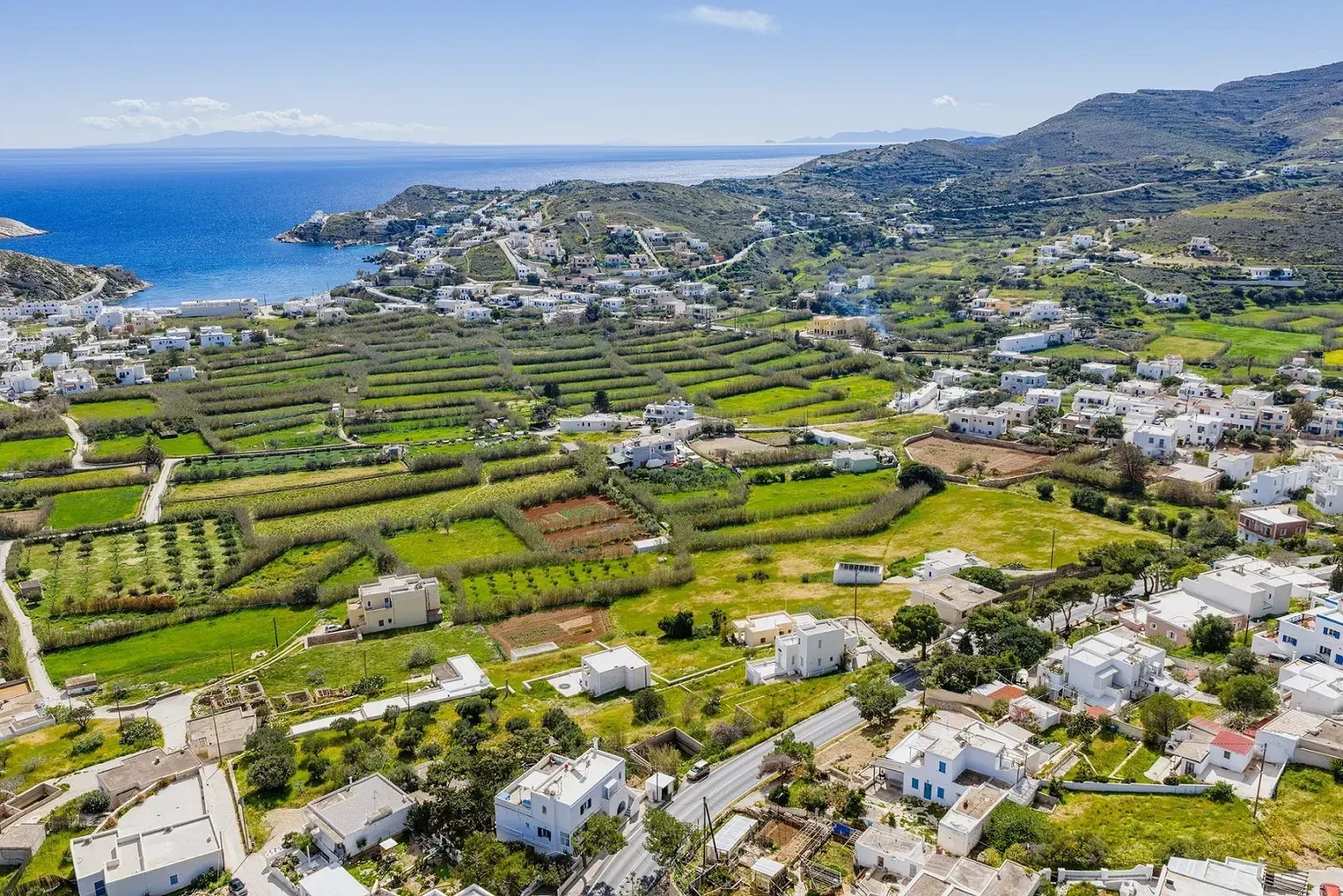 1 - vendita terreno vista mare siro - cicladi egeo meridionale grecia